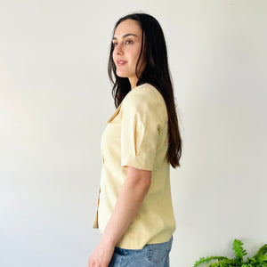 Vintage Embroidered Detail Blouse (S)