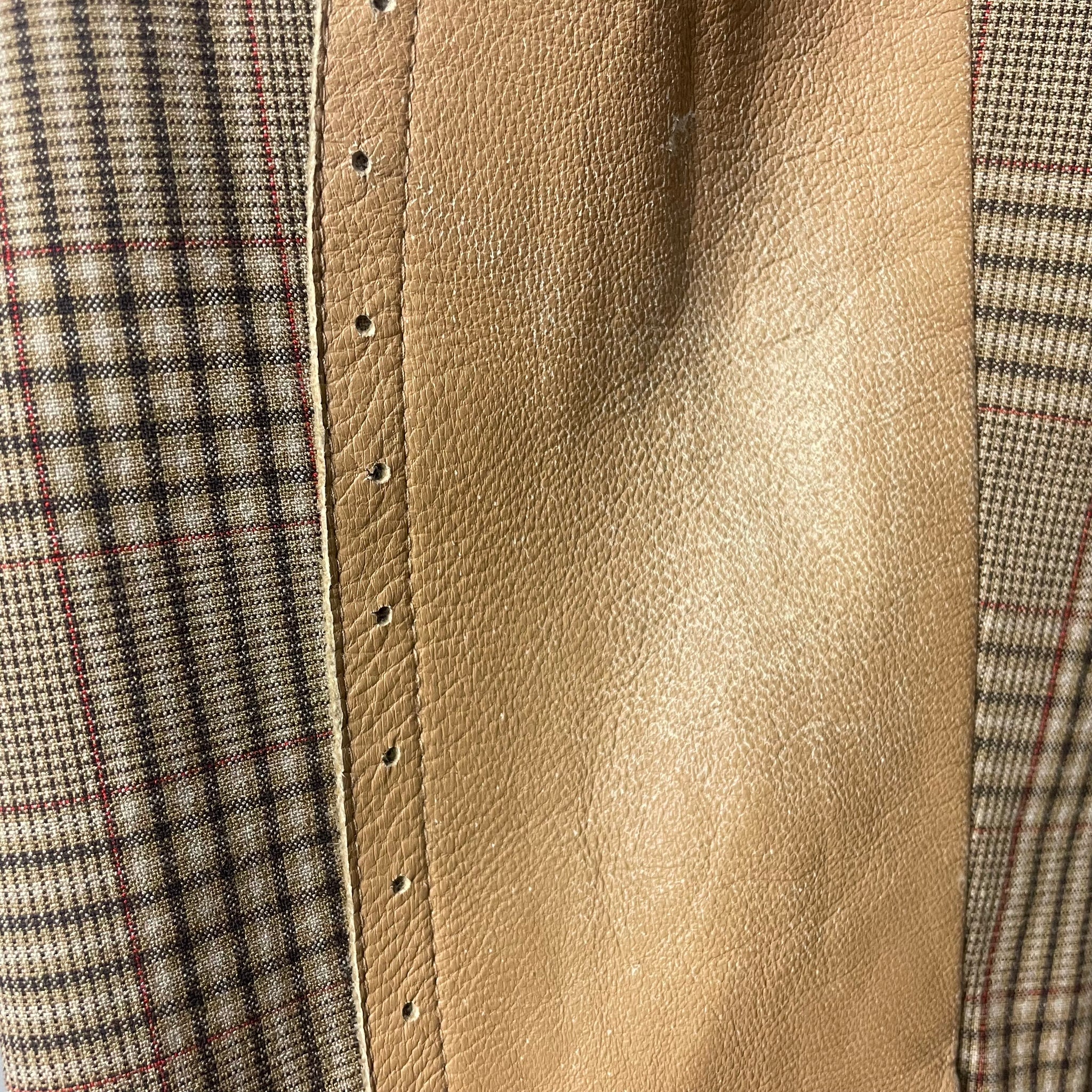 Checked Zip Up Jacket (S)