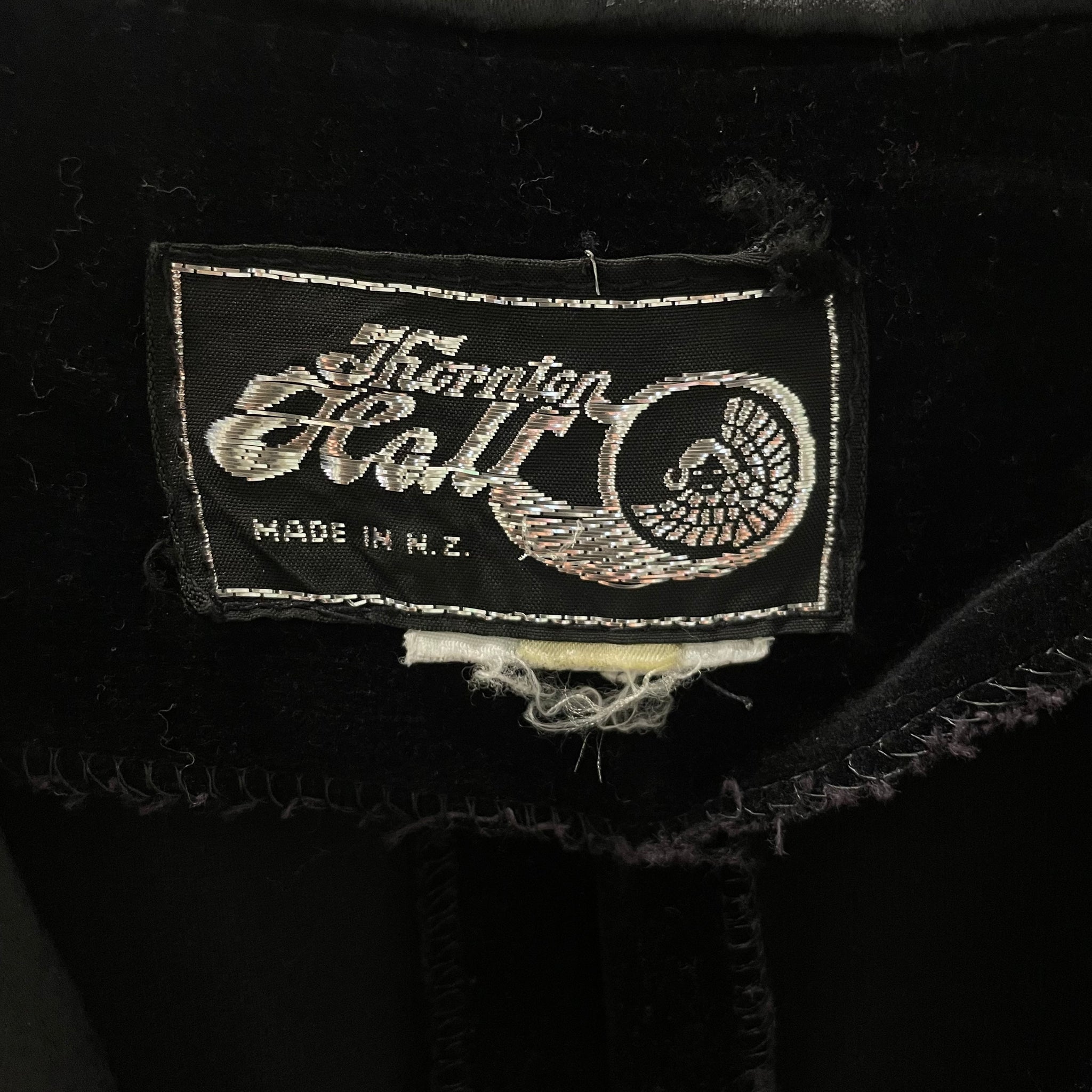 Vintage Thornton Hall Velvet Maxi Dress (XS)