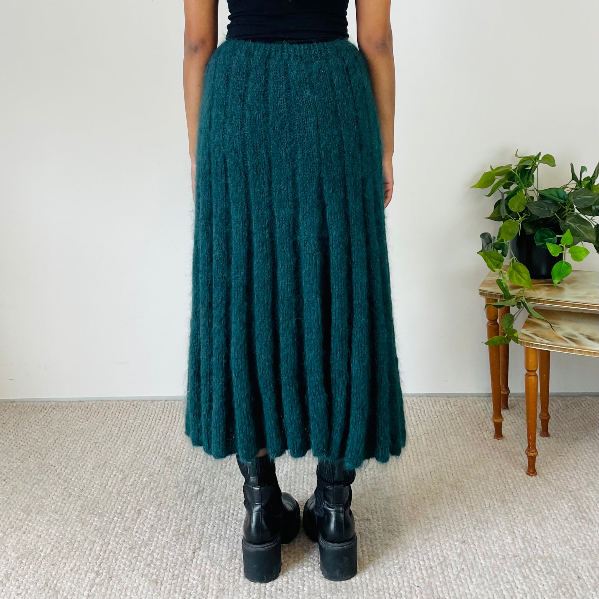 Mohair Midi Skirt (M)
