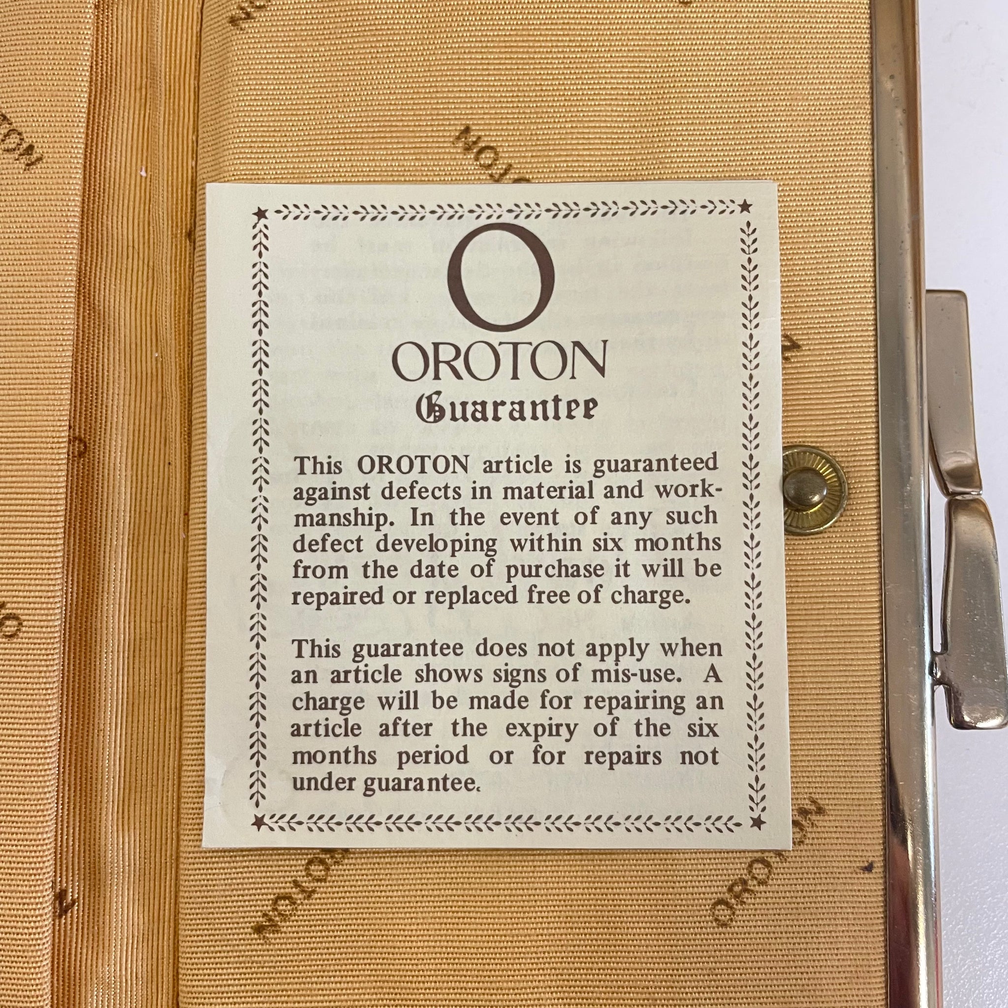 80s Oroton Gold Mesh Wallet
