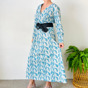 Vintage Sparkly Maxi Dress (2XL)