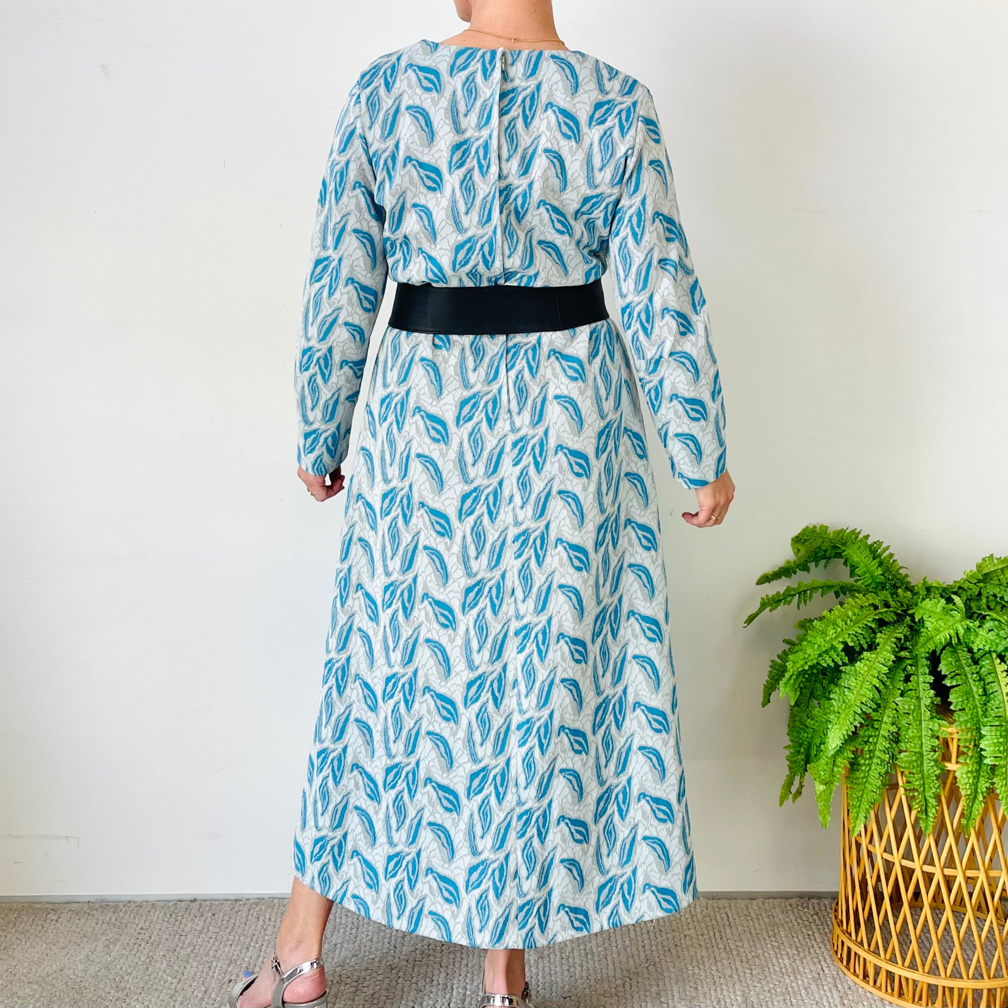 Vintage Sparkly Maxi Dress (2XL)