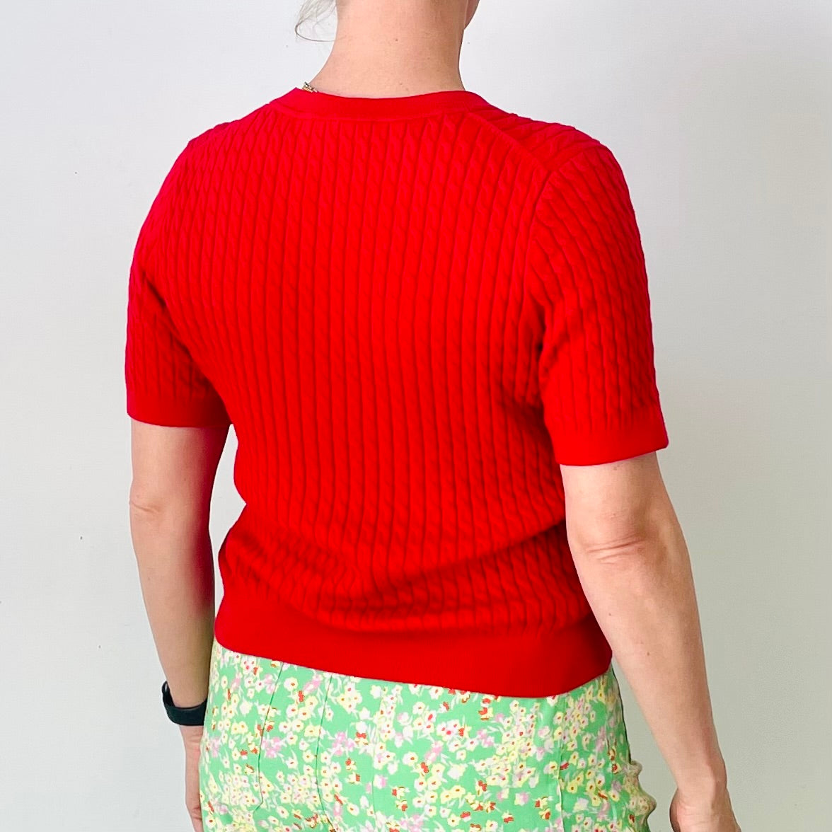 Tommy Hilfiger Cable Knit Tee (L)