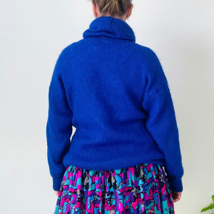 Mohair Blend Turtleneck Knit (M)