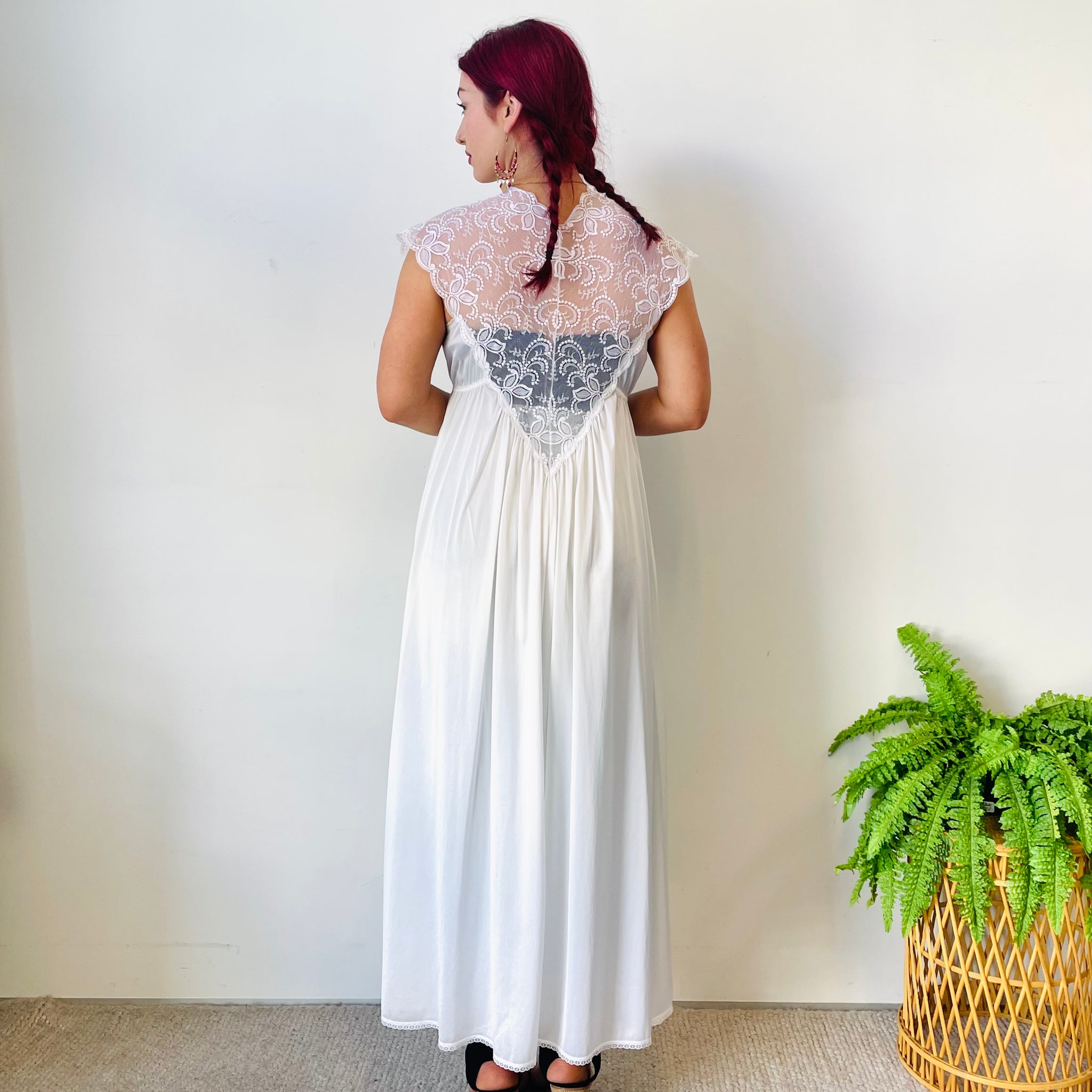 Vintage Night Gown Over Dress (M)