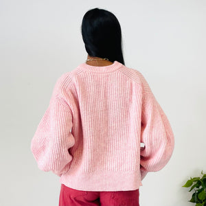 Pink Samsoe Samsoe Wool Knit (S)