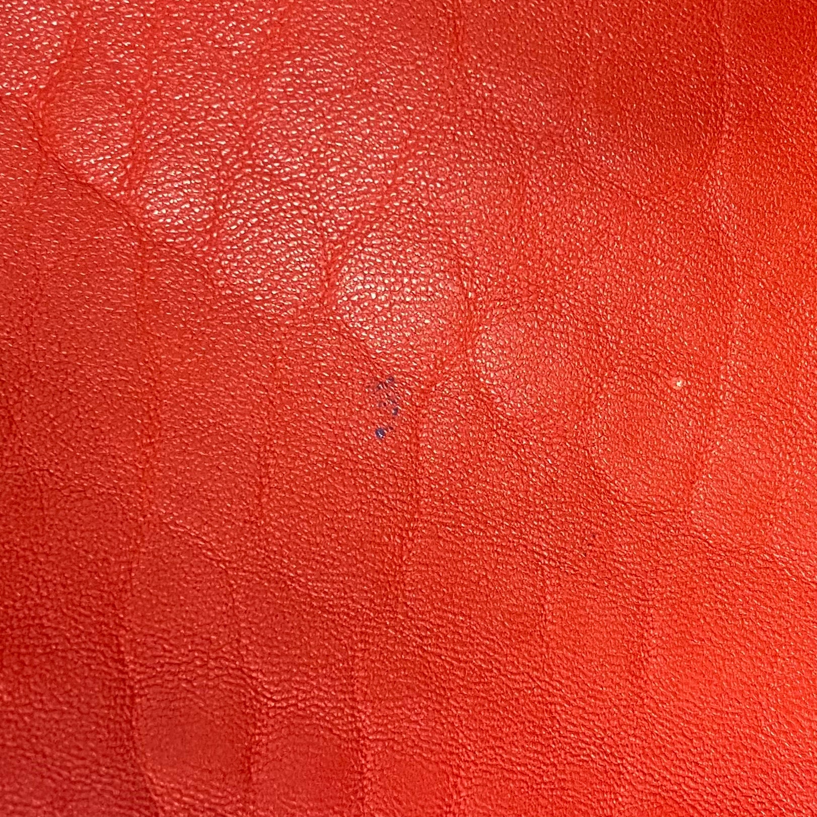 Vintage Red Leather Jacket (L)