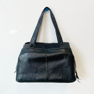Black Leather Handbag