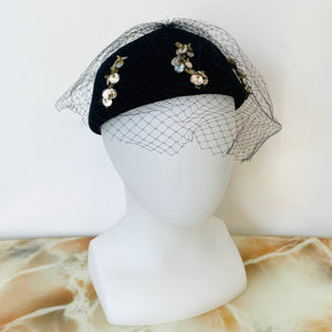 Vintage Pillbox Raceday Hat