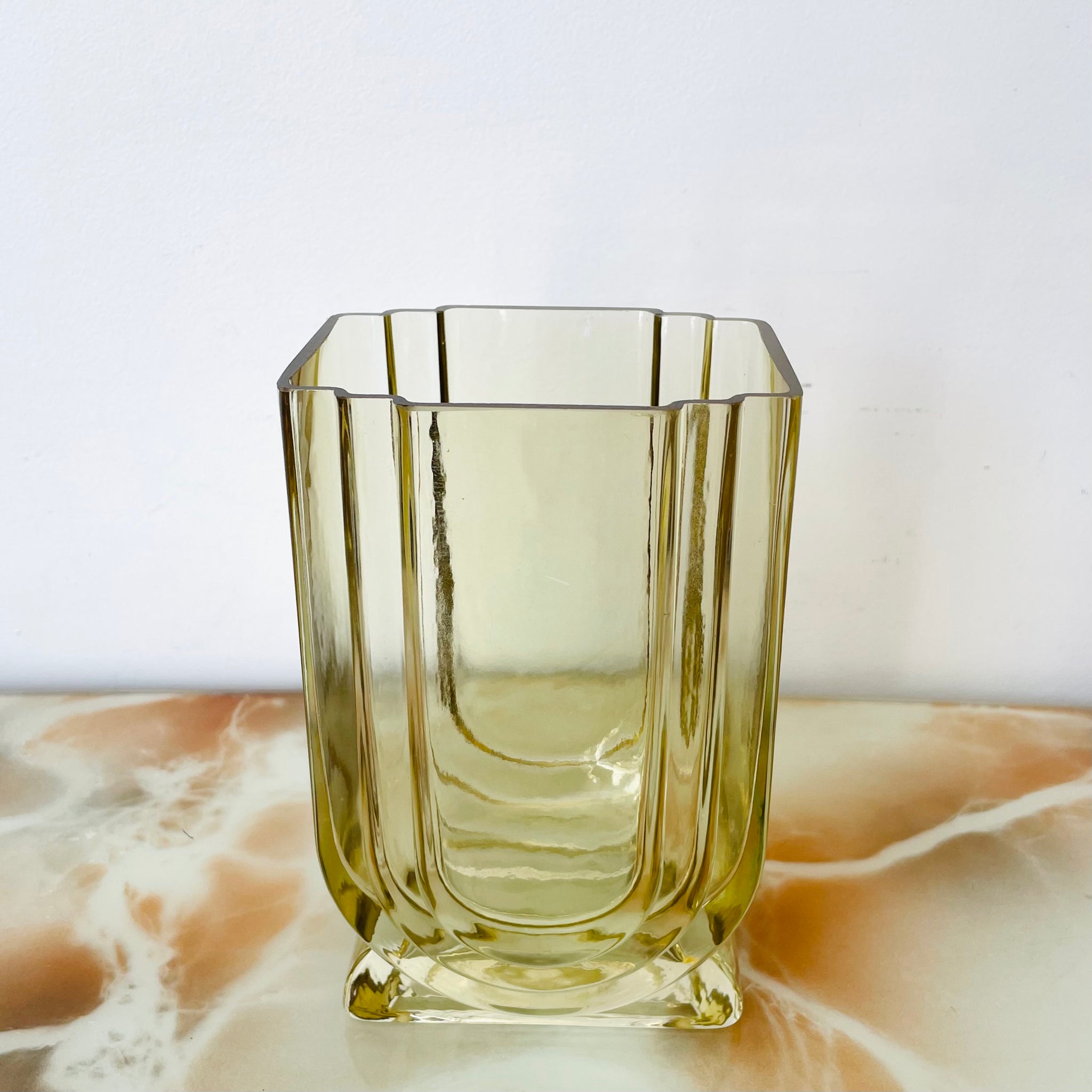 Art Deco Glass Vase