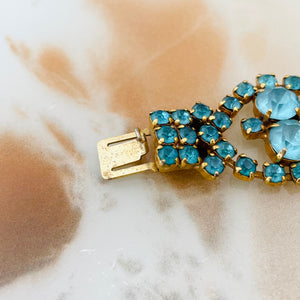 Turquoise Rhinestone Bracelet