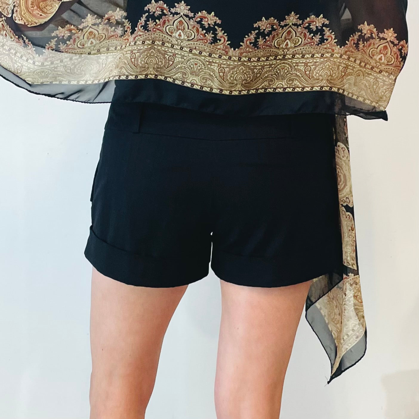 Black Mini Shorts (M)