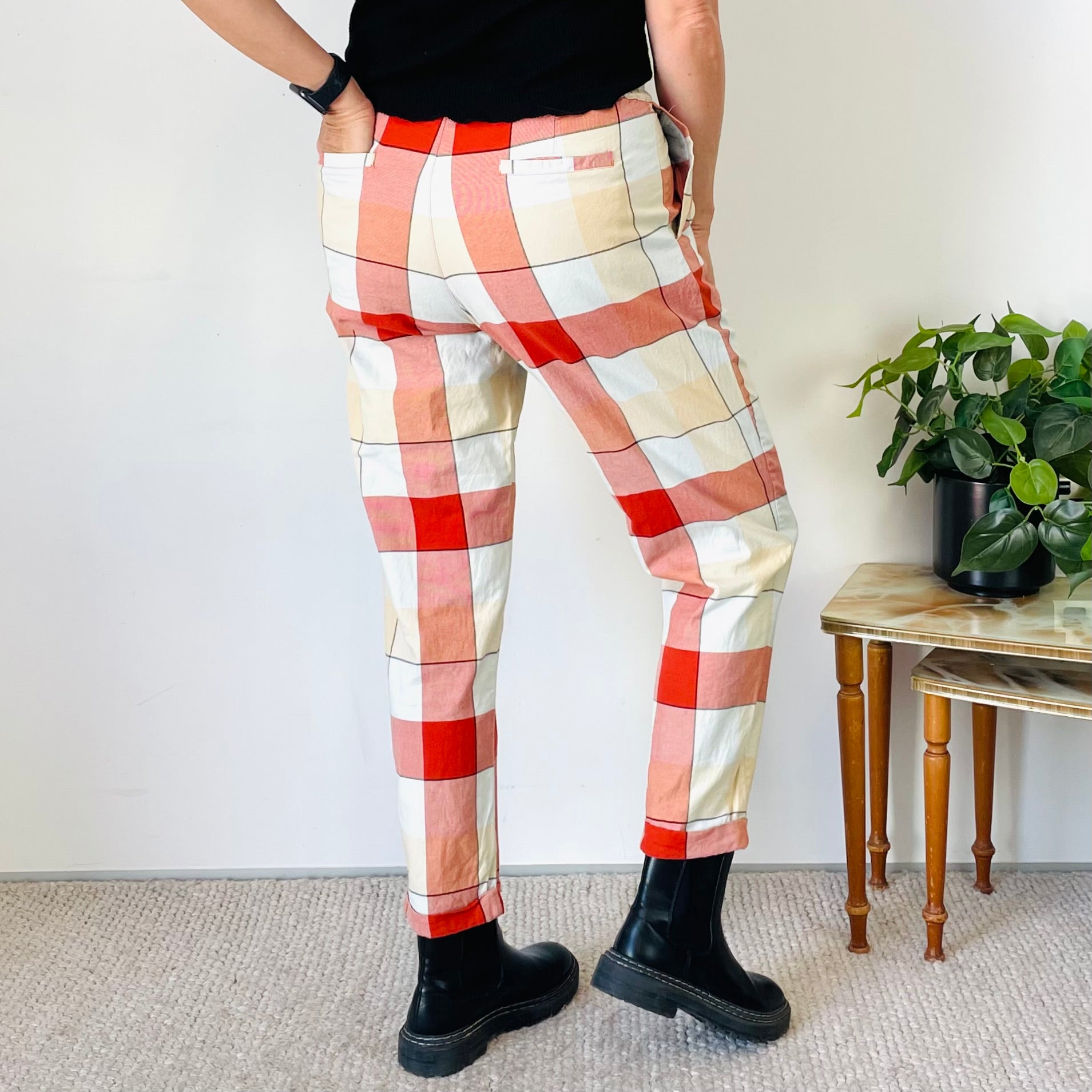 Kowtow Checked Pants (S)