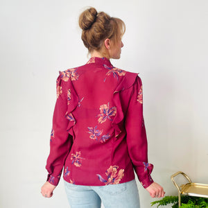 Vintage Ruffle Blouse (S)