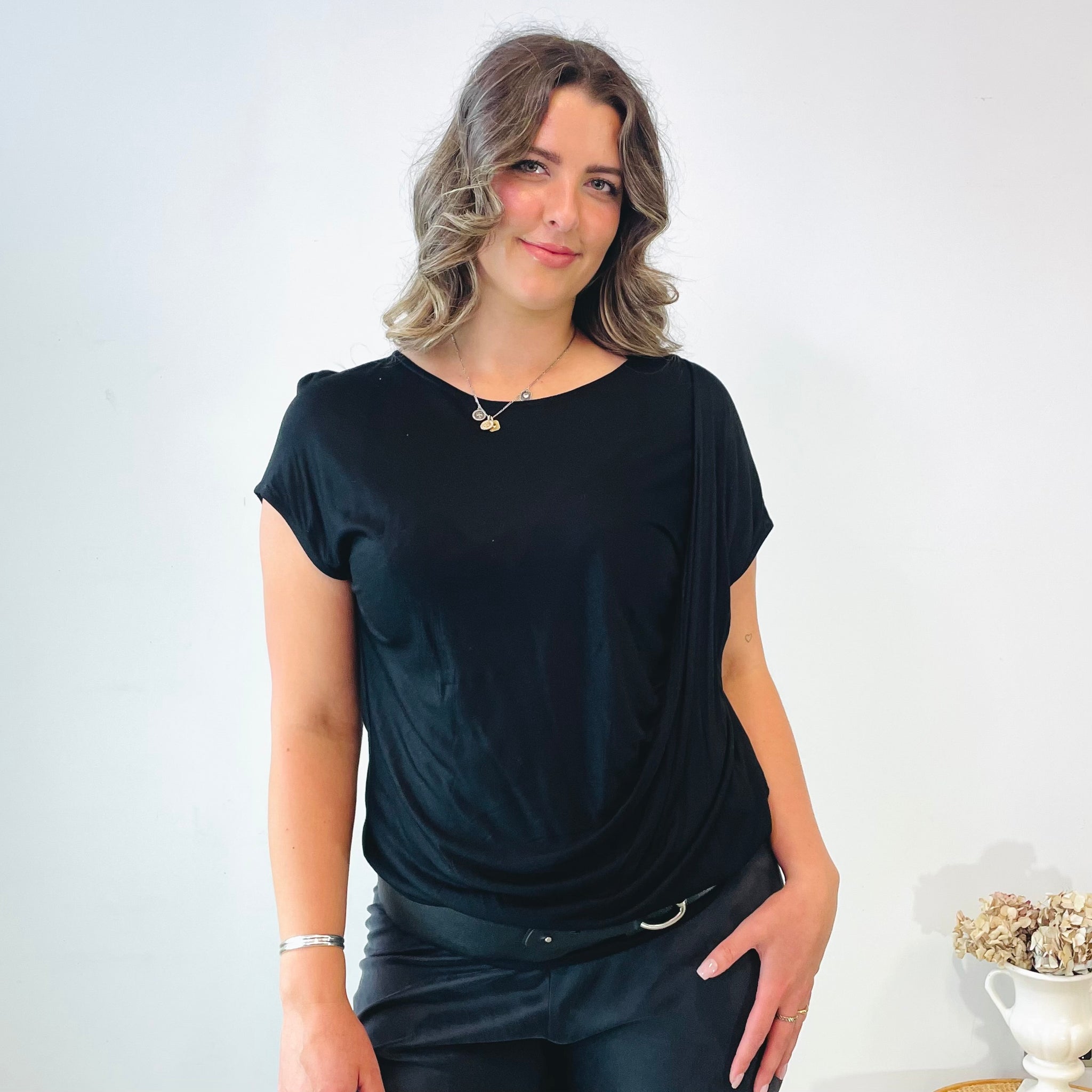 Drape Detail Top (XL)