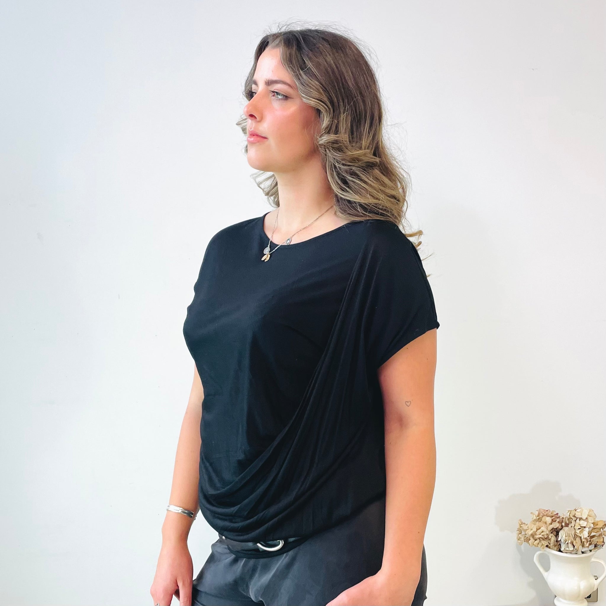 Drape Detail Top (XL)