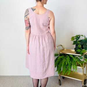 Linen Midi Dress (S-M)