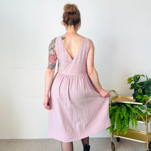 Linen Midi Dress (S-M)