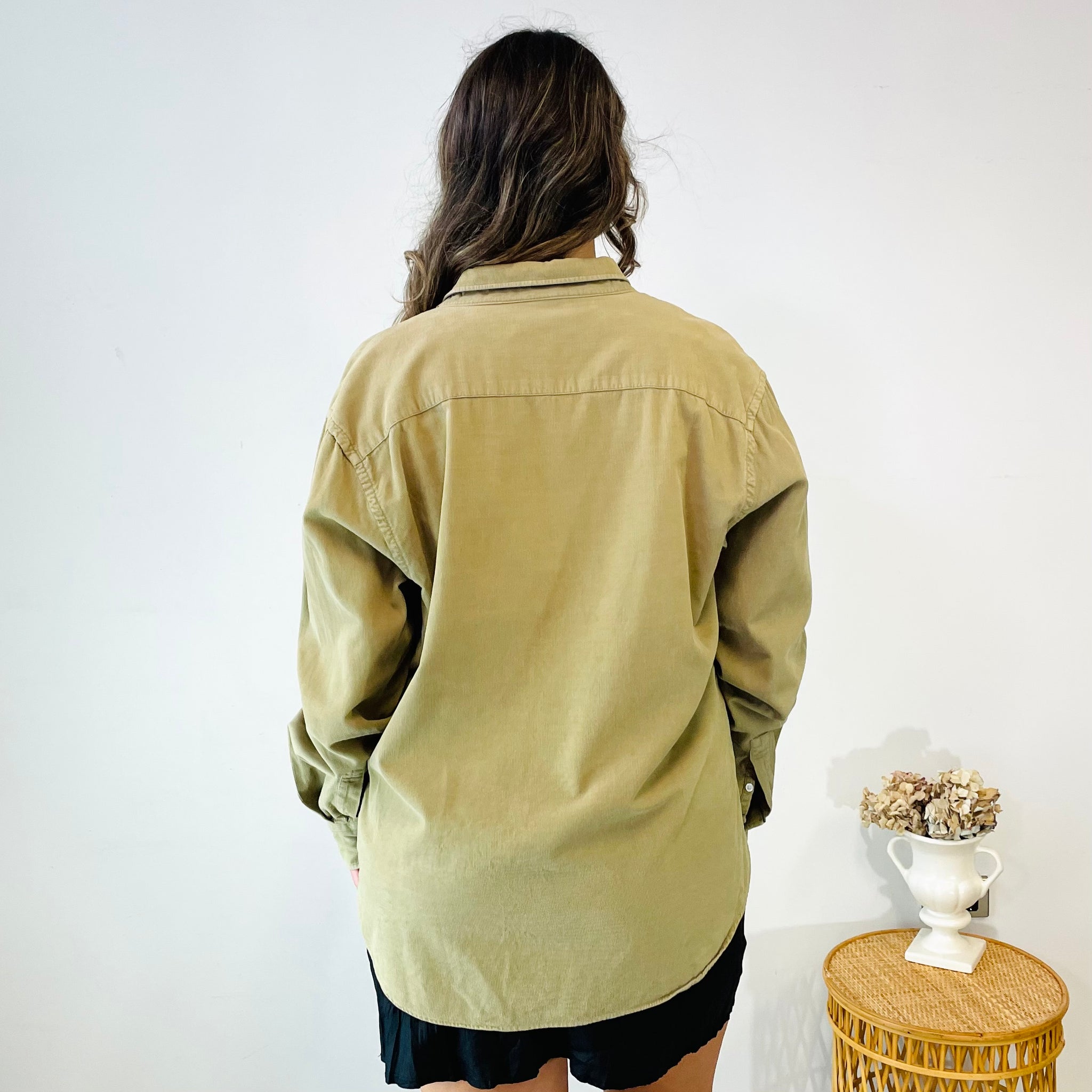 Assembly Label Fine Corduroy Shirt (XL)