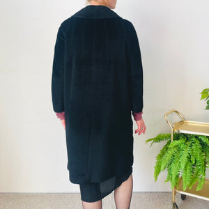 Vintage Alpaca Mohair and Wool Coat (S)