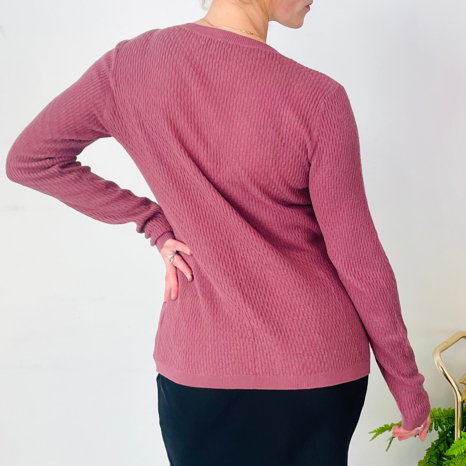 Organic Cotton Cardigan (S)