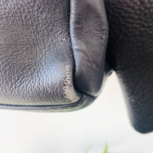 Vintage Leather Handbag with Attached Coin Purse