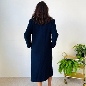 Vintage Long Wool Coat (M)