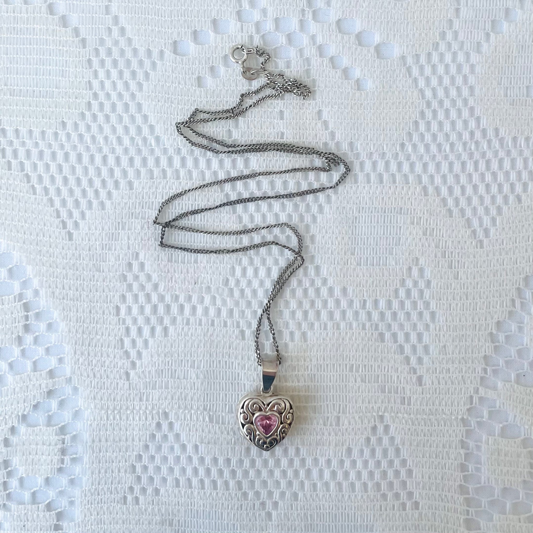 Sterling Silver Heart Locket