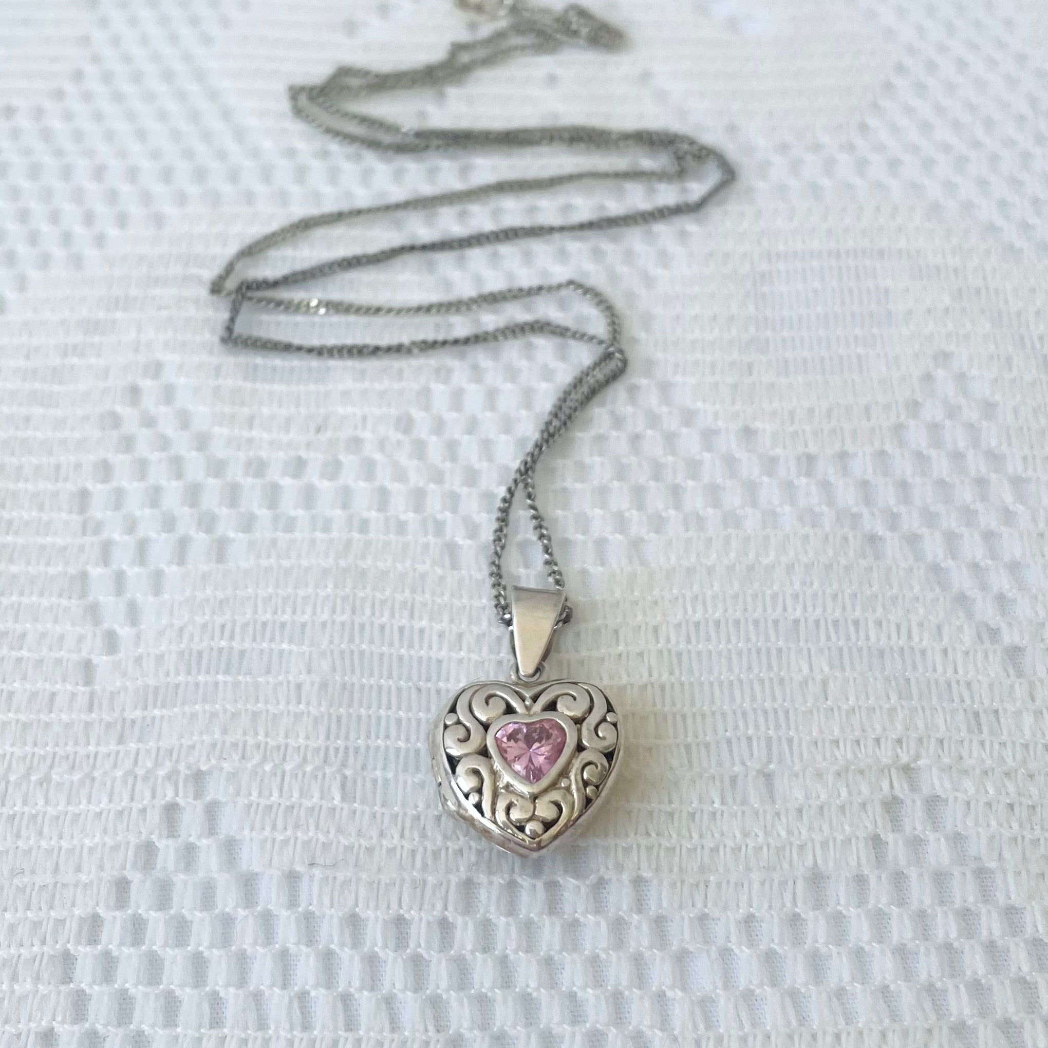 Sterling Silver Heart Locket