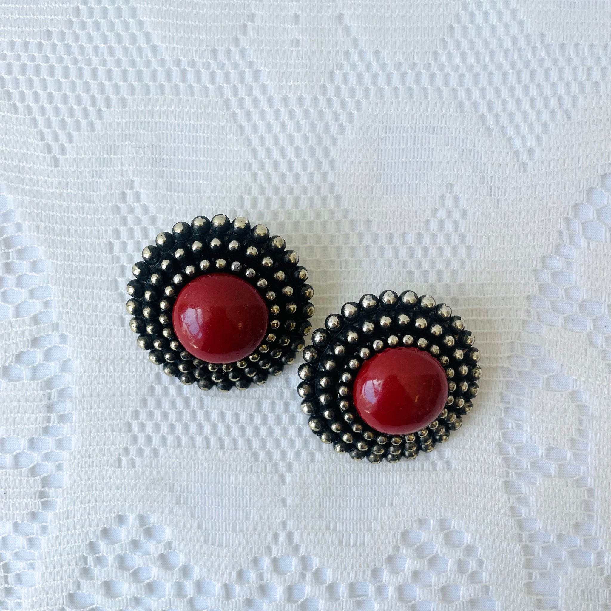 Large Vintage Bubble Studs