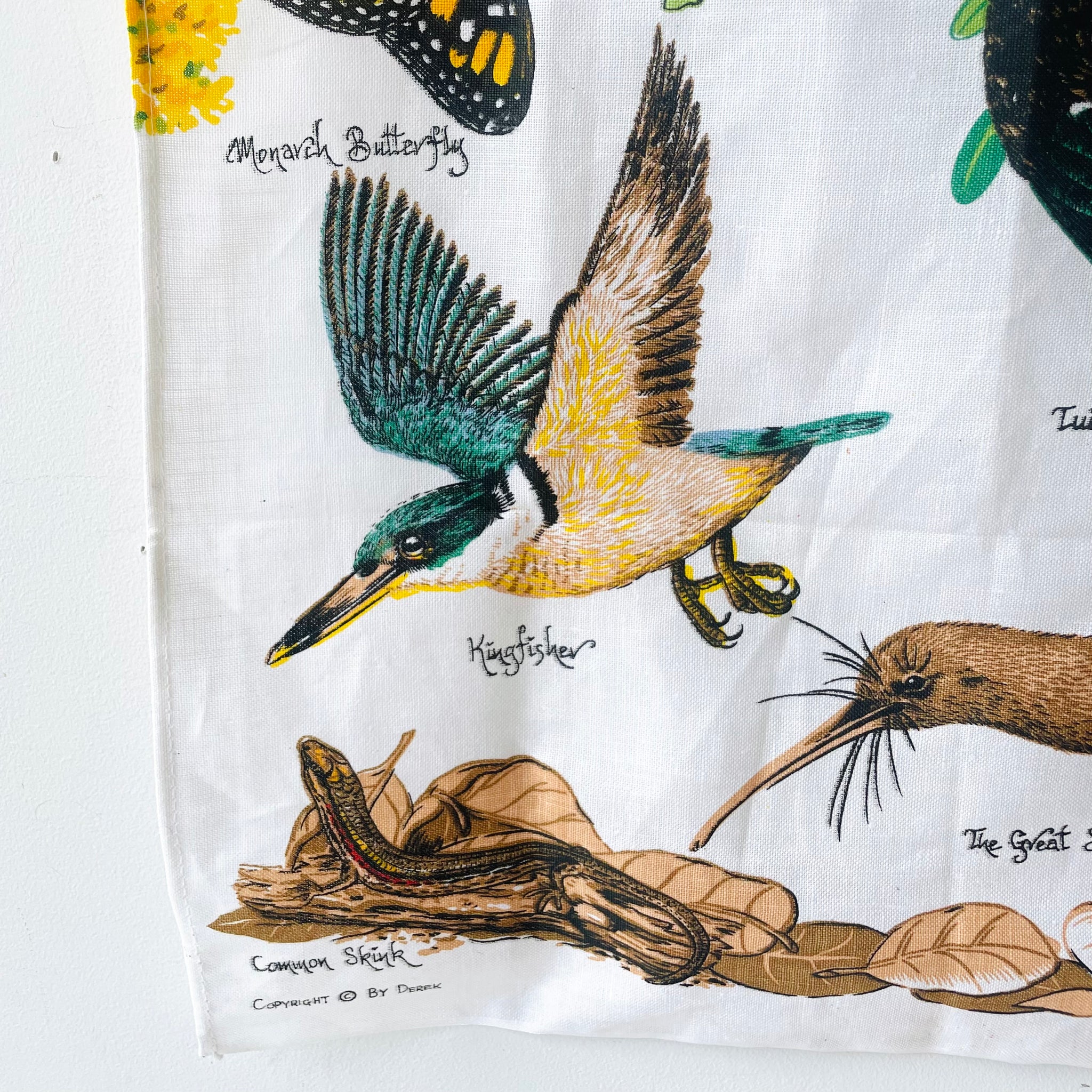 Vintage Linen New Zealand Tea Towel