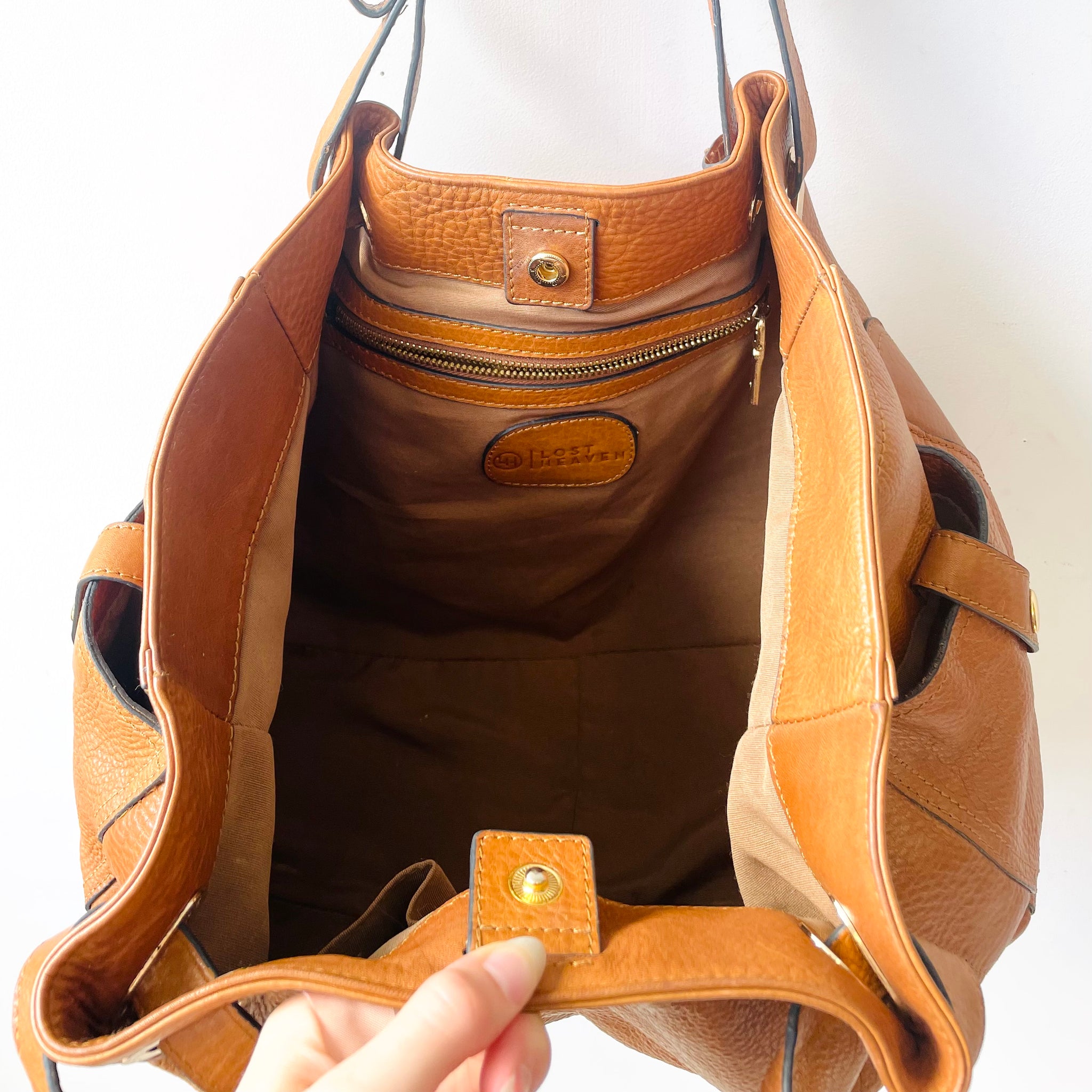 Large Leather Hand Bag