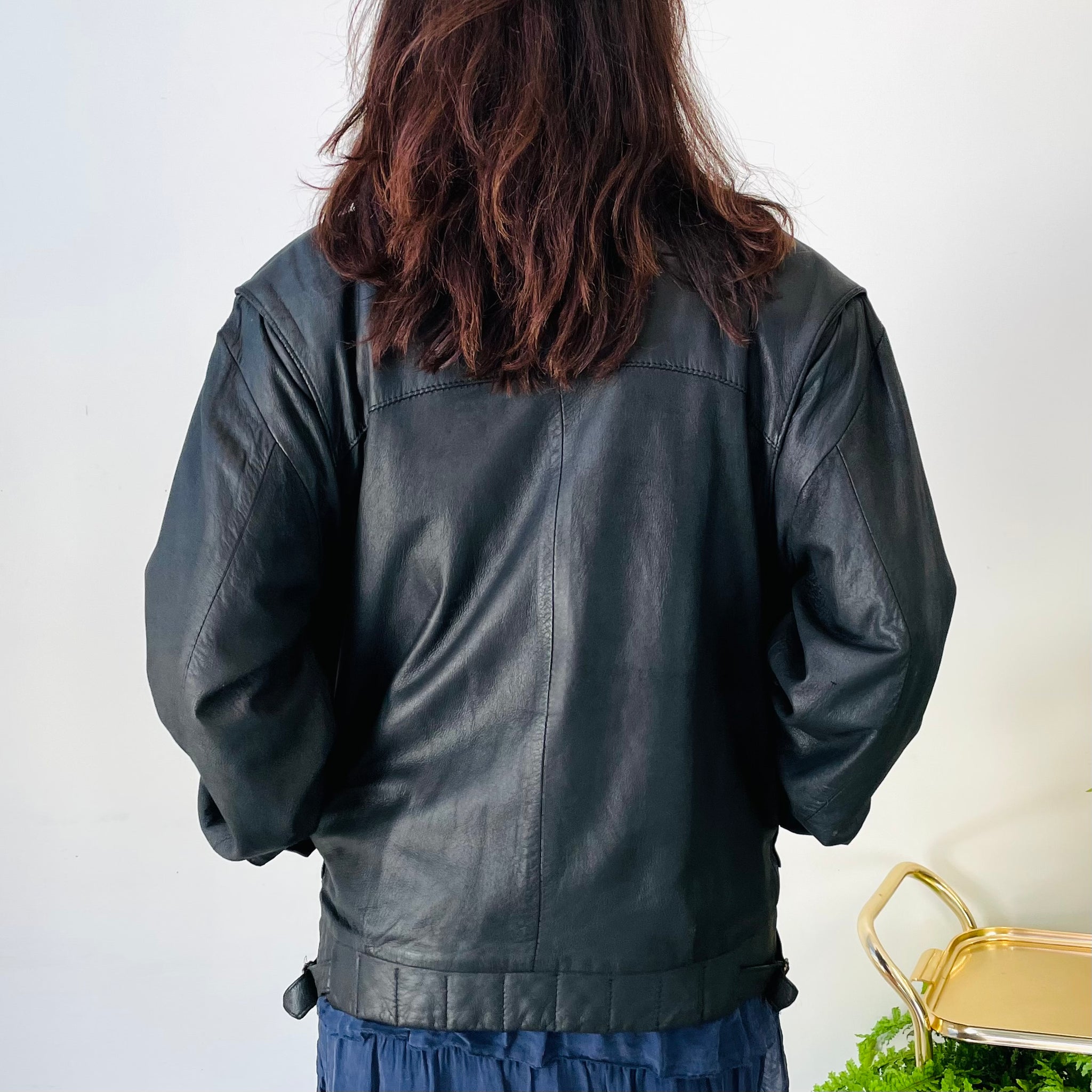 Vintage Leather Jacket (L)