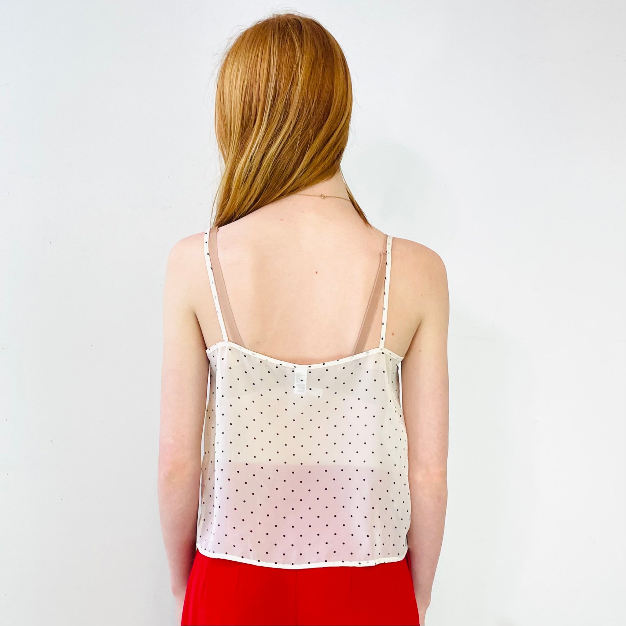 Sheer Polka Dot Cami (XS-S)