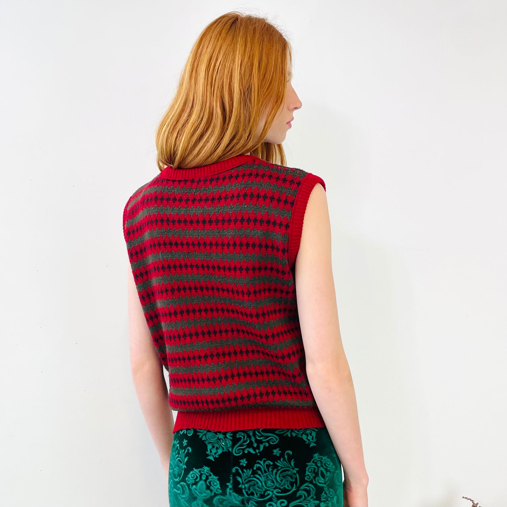 Vintage Knit Vest (M)