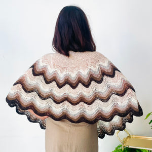 Vintage Wool Poncho (M)