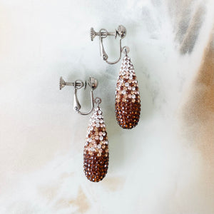Vintage Sparkly Drop Earrings