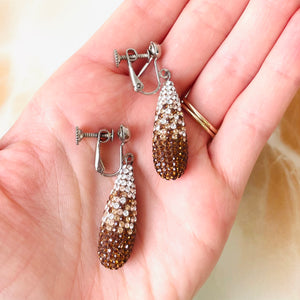 Vintage Sparkly Drop Earrings