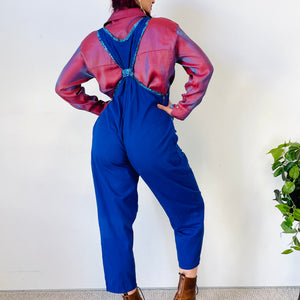 Paua Pattern Trim Overalls (S)