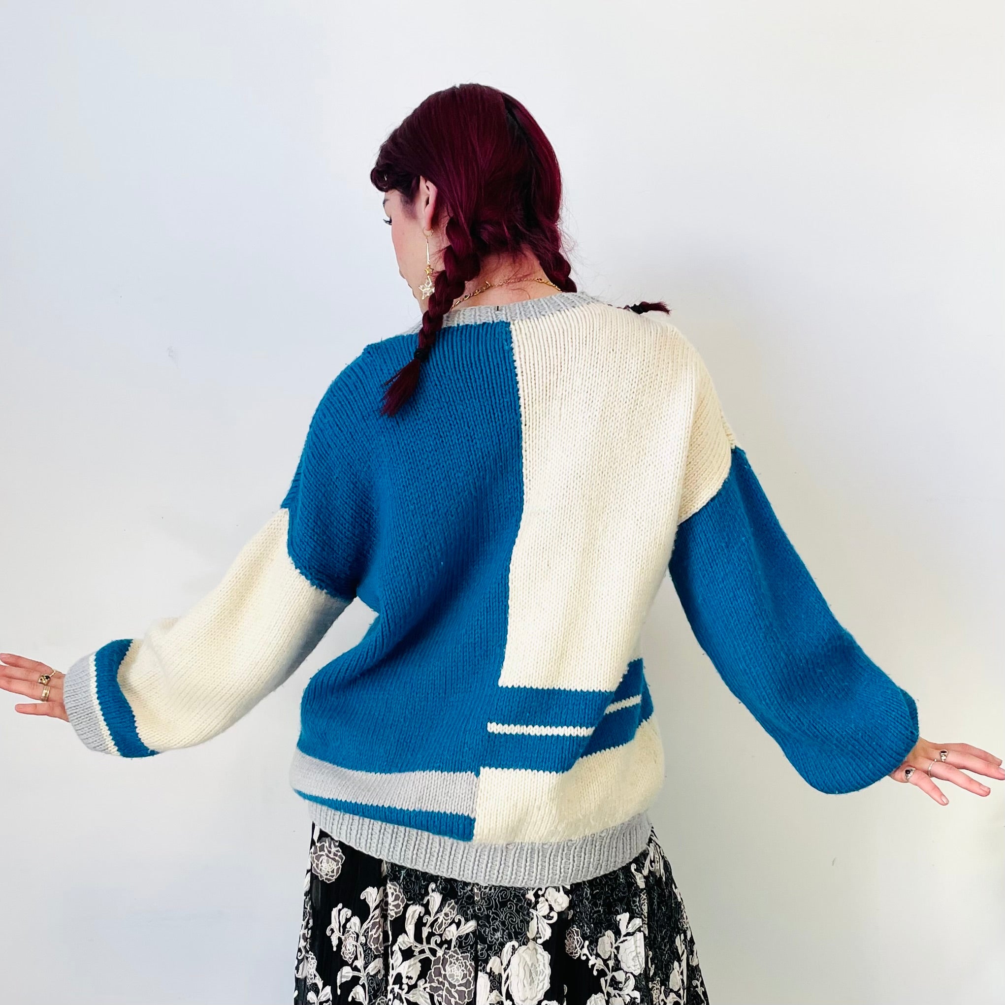 Vintage Patchwork Knit (XL)