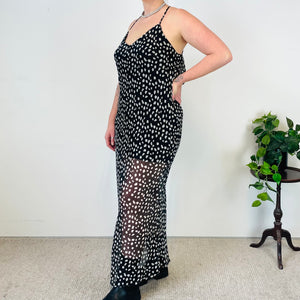Drape Back Maxi Dress (XL)