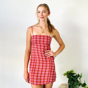 Afends Checked Mini Dress (XS) – CuratebyCityMissionOpShop