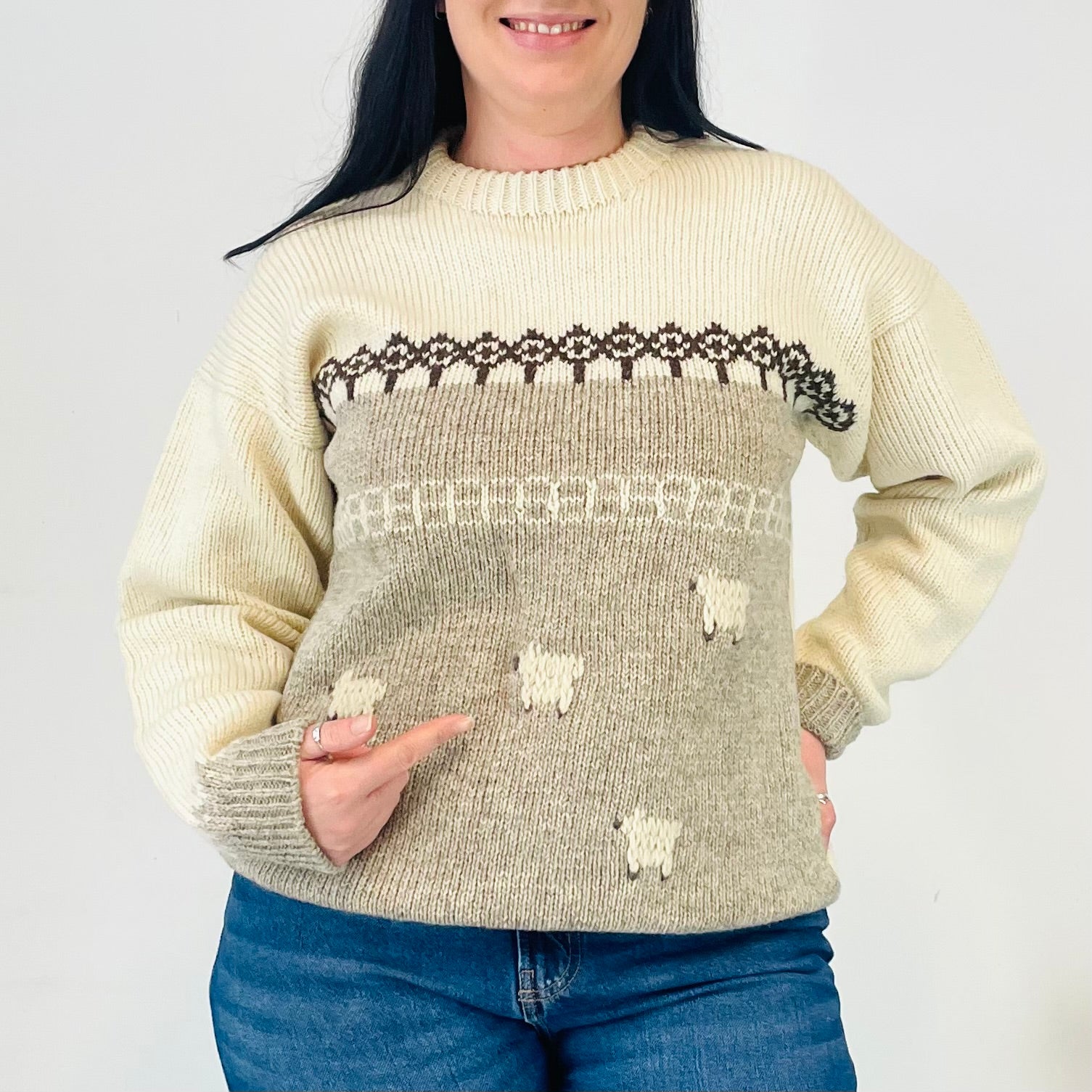 Vintage Sheep Knit (M)
