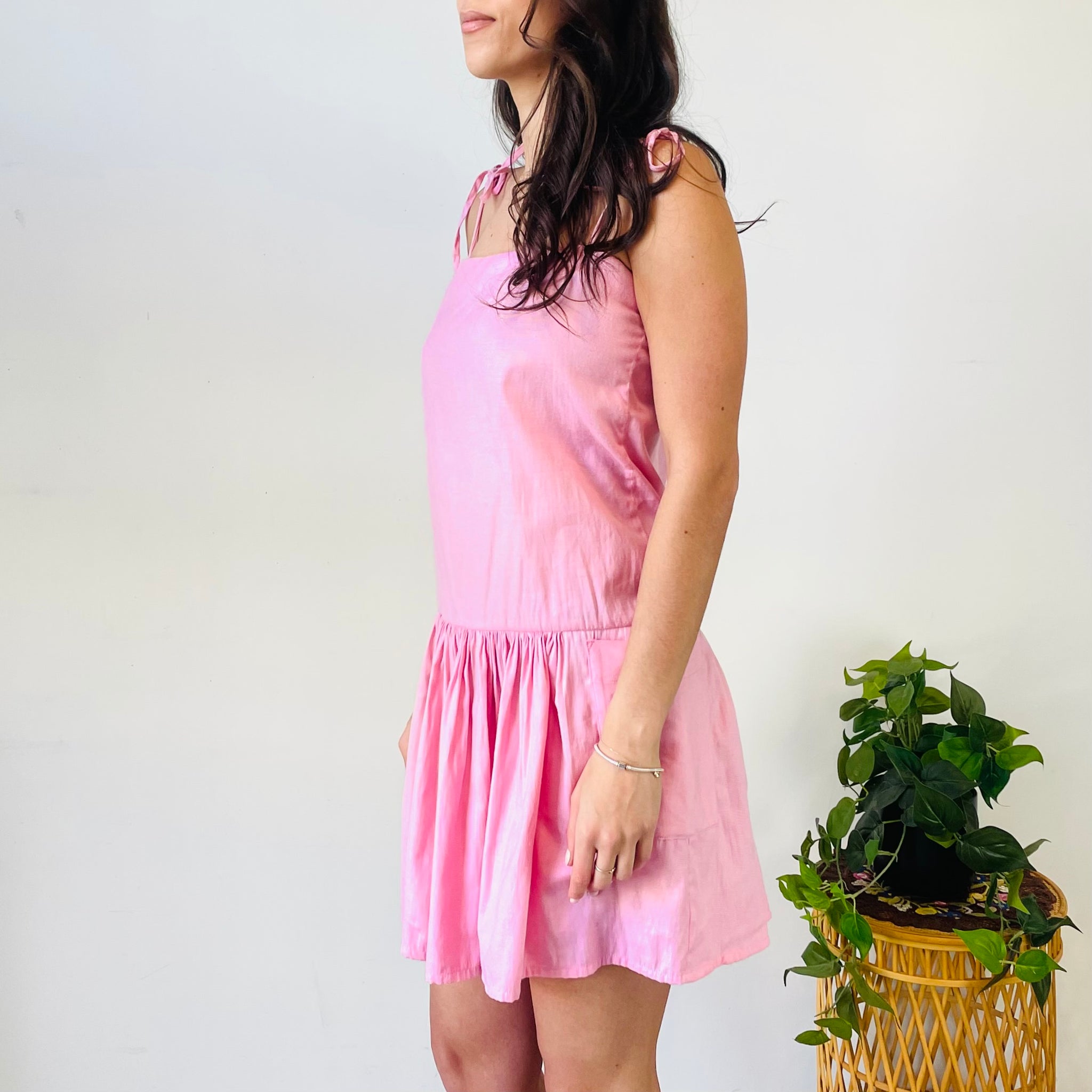 Drop Waist Mini Dress (M)
