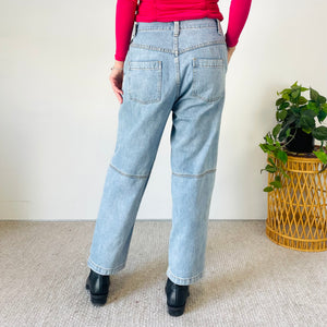 Baggy High Waist Jeans (S)