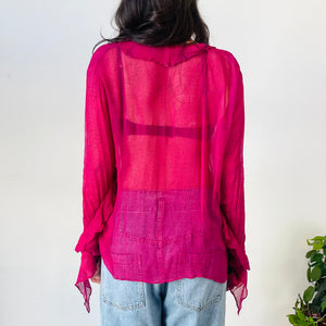 Bec + Bridge Ruffle Blouse (M)
