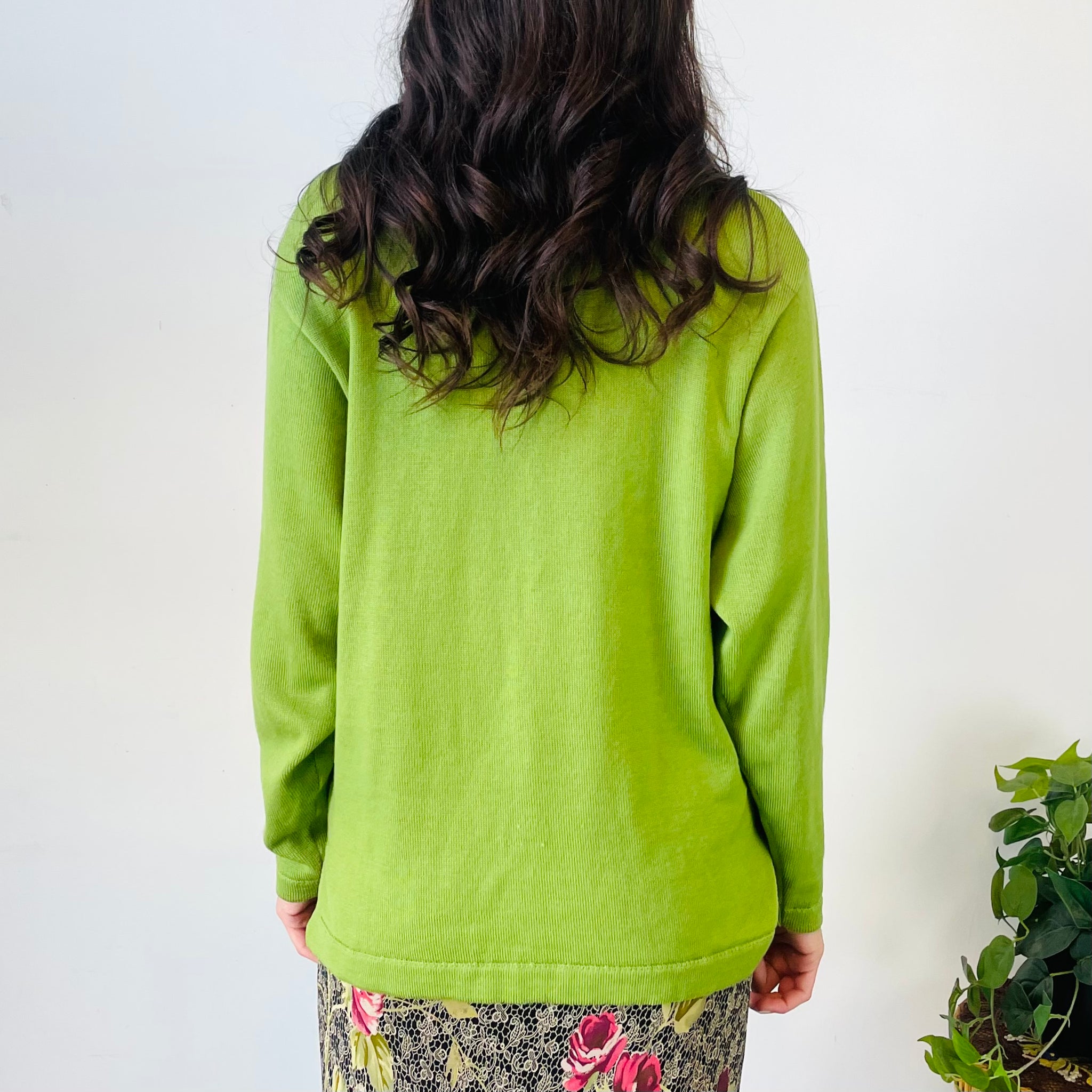 Wool 1/4 Zip Knit (L-XL)