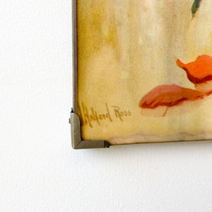 Vintage Poppies Print by J Halford Ross