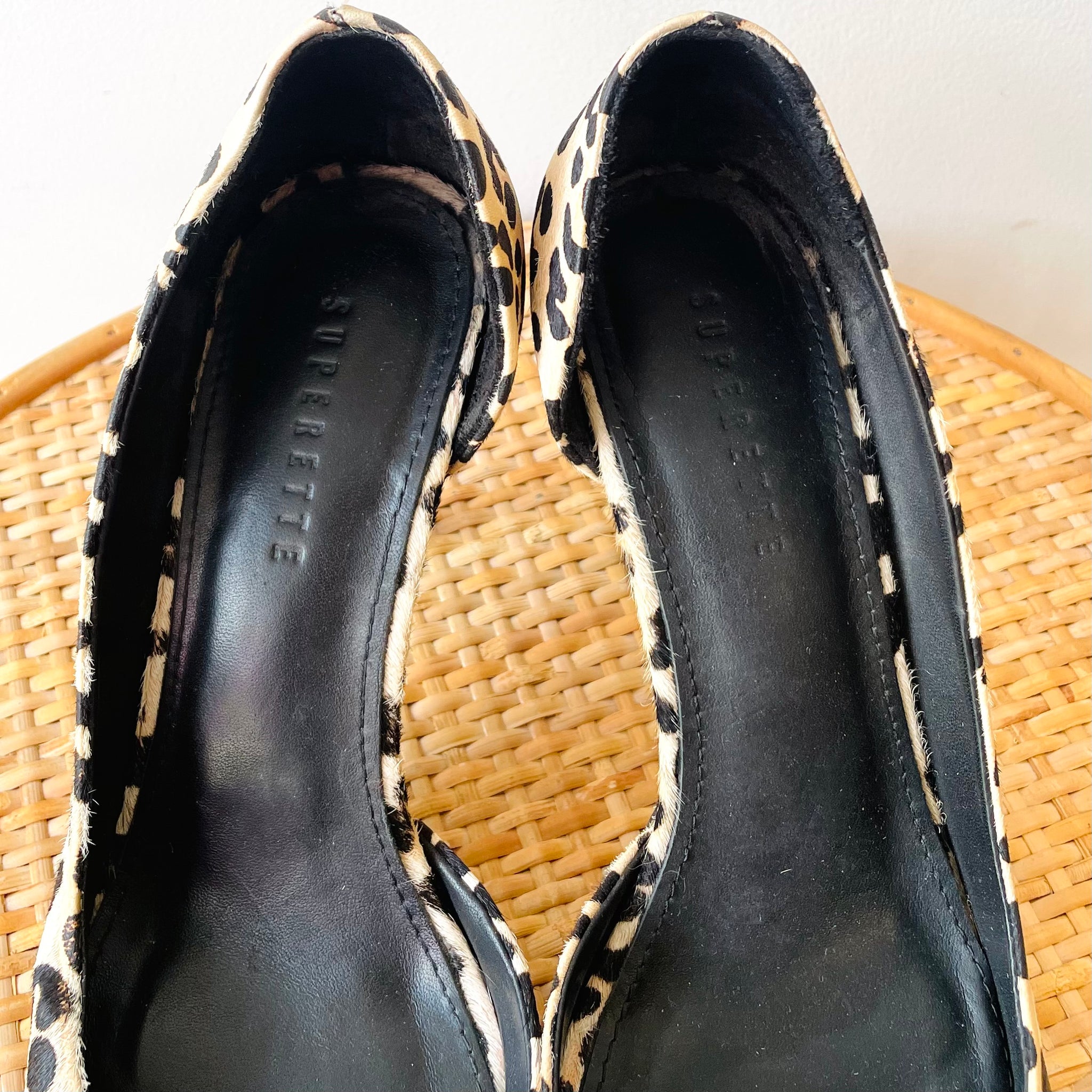 Superette Leopard Print Heels (37)